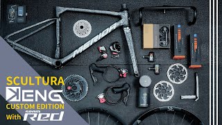 Build My Custom SCULTURA With SRAM RED AXS E1 [upl. by Ahsaya]