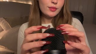 ASMR  Bare Mic Scratching amp Hair Raking With Long Nails  Calebs CV [upl. by Encratis]