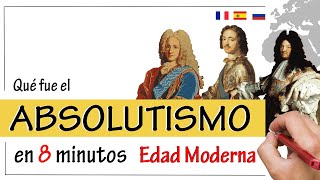 El ABSOLUTISMO  Resumen  Las Monarquías Absolutas entre los Siglos XVI y XVIII [upl. by Ayrad]