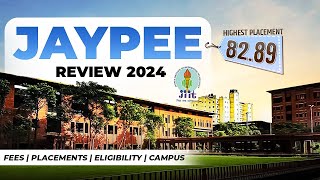 JAYPEE Review 2024🔥  Campus JIIT Noida JUIT Solan JUET Guna  Eligibility  Placements  Fees [upl. by Ynaoj]