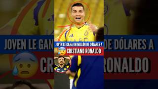 CRISTIANO RONALDO PIERDE UN MILLÓN DE DÓLARES CON MRBEAST cristianoronaldo mrbeast [upl. by Aldercy]