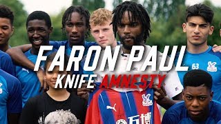 Knife Amnesty vigilante speaks to Crystal Palace academy [upl. by Eeliram136]