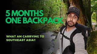 What Im Carrying in My Backpack for 5 Months of Traveling in Southeast Asia  Packing Guide [upl. by Duwalt810]