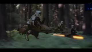 Speeder Bike Chase sequence sound FX ROTJ [upl. by Web]