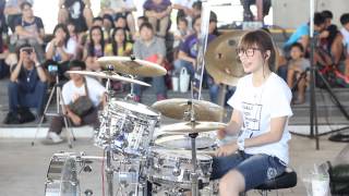 20150516 爵士鼓 羅小白 Moves Like Jagger [upl. by Truda]