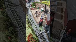 Diesel hauled passenger train on the WampL Narrow Gauge Railway Baguley Drewry [upl. by Itirahc]