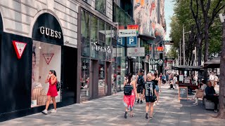 Walking Vienna Mariahilfer Strasse  The Citys Largest Shopping Street  4K HDR  ASMR [upl. by Bruis958]