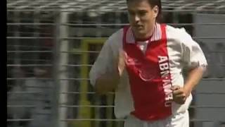 Goal Jari Litmanen 28041996 Ajax  Willem II [upl. by Ennovehs]