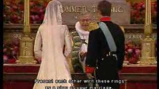 Frederik amp Mary of Denmarks Wedding Vows [upl. by Leuneb]