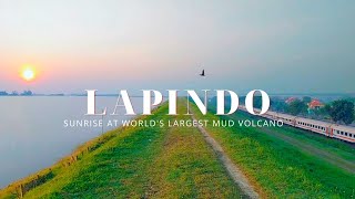 Sunrise at Worlds Largest Mud Volcano  Lumpur Lapindo  Sidoarjo [upl. by Notniuq]