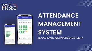 Attendance Management System  HRMS Software  PowerHR360 [upl. by Sikleb]