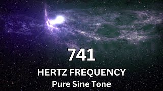 741 Hertz Pure Sine Tone Heals the Best  Solfeggio Frequencies for your Mind and Body 3 Hours [upl. by Herahab]