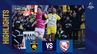 Highlights  Stade Rochelais v Gloucester Rugby Round of 16│Heineken Champions Cup 202223 [upl. by Arodal]