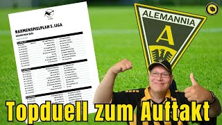 Der offizielle Spielplan ist raus  Knaller am 1 Spieltag  Alemannia Aachen [upl. by Kera]