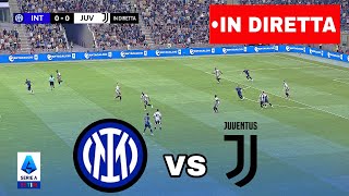 🔴IN DIRETTA InterJuventus  Serie A2425  Partita in diretta oggi [upl. by Tremaine]