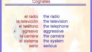 Cognates vs False Cognates [upl. by Eihs616]