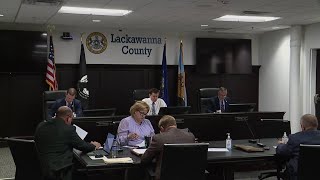 Lackawanna County commissioners hold first reading of 2025 budget [upl. by Nonnairb]