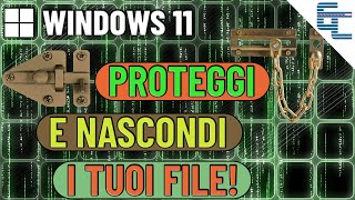 WINDOWS 11🛑 Proteggi e Nascondi i tuoi File❗❗ Il Guidone Veracrypt [upl. by Gudrun]