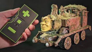 I made a RC Shrek the Swamp Engine [upl. by Llirrehs]