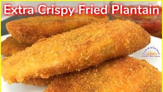 Extra Crispy Fried Plantain  How to Make Crispy Plantain  Yummieliciouz Food Recipes [upl. by Els]