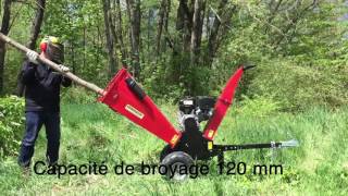 Broyeur de branches 15cv Electropower sur EuroExpos [upl. by Salisbarry]