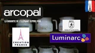 Arcopal and Luminarc 🇨🇵 Coffee Pot 19802000 luminarc arcopal luminarcpot arcfrance arcuisine [upl. by Itnaihc]