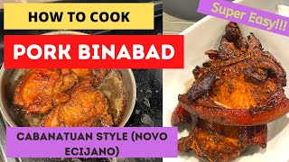 HOW TO COOK PORK BINABAD MARINATED PORK  SUPER EASY AT SUPER YUMMY  VLOG3 [upl. by Acinorav]