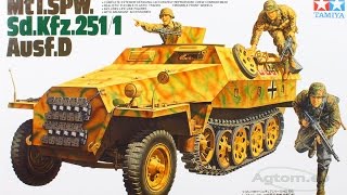 Tamiya MtlSPW Sdkfz2511 AusfD 135  Assembly  The Inner Nerd [upl. by Eelrehpotsirhc]