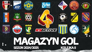 Magazyn Gol  RSActive 4 Liga  8 kolejka  Sezon 20242025 [upl. by Sadnak]