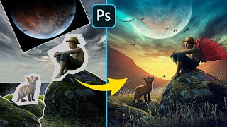 quotDreamerquot Photo Manipulation Speed Art  Photoshop Tutorial [upl. by Rayshell]