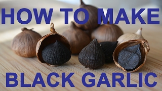 HOW TO MAKE BLACK GARLIC [upl. by Enitsej]