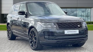 Approved Used Range Rover 30 D300 Westminster Black  DM21FYB  Stafford Land Rover [upl. by Aroda]