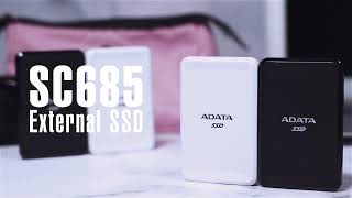 ADATA SC685 External SSD  SLIM COMPACT FAST [upl. by Eniamrahs]