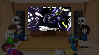 Glitchtale reacts to Jevil [upl. by Annmaria]