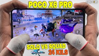 Poco x6 pro 5g free fire full map gameplay onetap headshot 2 finger handcam dimensity 8300 ultra cpu [upl. by Ki]