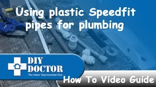 Using plastic speedfit pipes for plumbing [upl. by Maffei416]