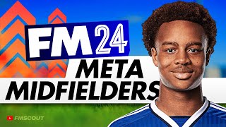 The Top 10 BEST Meta Midfielders In FM24  Football Manager 2024 Best Players [upl. by Sineray]