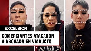 Son comerciantes los que atacaron a abogada en Viaducto CDMX [upl. by Kursh]