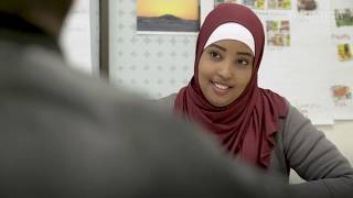 Somali refugee Iqra reunited with family in Hamilton Ontario [upl. by Sorcim]