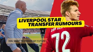 THREE THINGS THAT HAPPENED ON ARNE SLOTS FIRST DAY AS LIVERPOOL MAN REQUESTS TRANSFER [upl. by Ibbie]