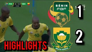 bafana bafana vs Benin highlights and Goals [upl. by Ahsaekal]