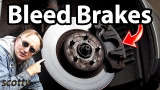 How to Bleed Brakes in Your Car One Person [upl. by Igig57]