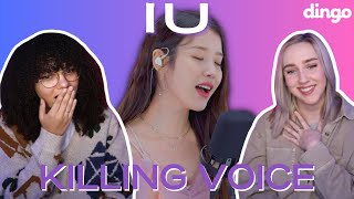 COUPLE REACTS TO IU 아이유  Killing Voice  Dingo Music [upl. by Eimmit]