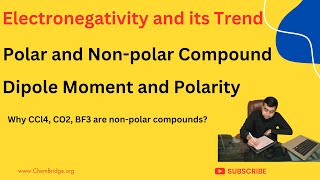 As Chemistry Electronegativity  Trend of Electronegativity  PolarNonpolar molecules [upl. by Festa]