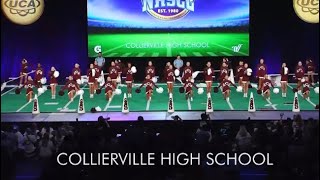 Collierville High School TN UCA Nationals 2023 Gameday Prelims [upl. by Alleahcim]