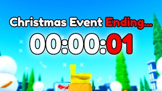 Christmas Event is ALREADY LEAVING😢 Toilet Tower Defense [upl. by Orsay878]