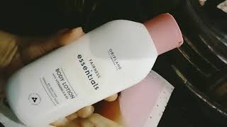 Oriflame essential body lotion revieworiflame body lotion [upl. by Rondon]