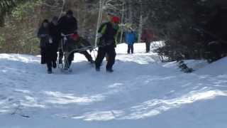 Klondike Derby sled race Troop 82 [upl. by Kipp]