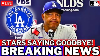 URGENT 3 STARS LEAVING THE DODGERS THANKS FOR EVERYTHING LOS ANGELES DODGERS NEWS [upl. by Ardnuyek]