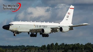 Boeing RC135VW Rivet Joint  British Reconnaissance Aircraft [upl. by Lechner217]